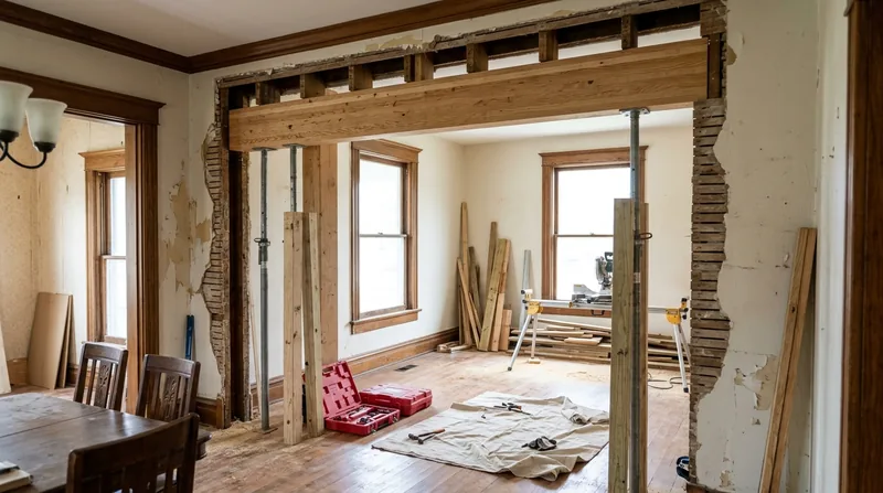 Beam Replacement & Load-Bearing Wall Removal Clarksville